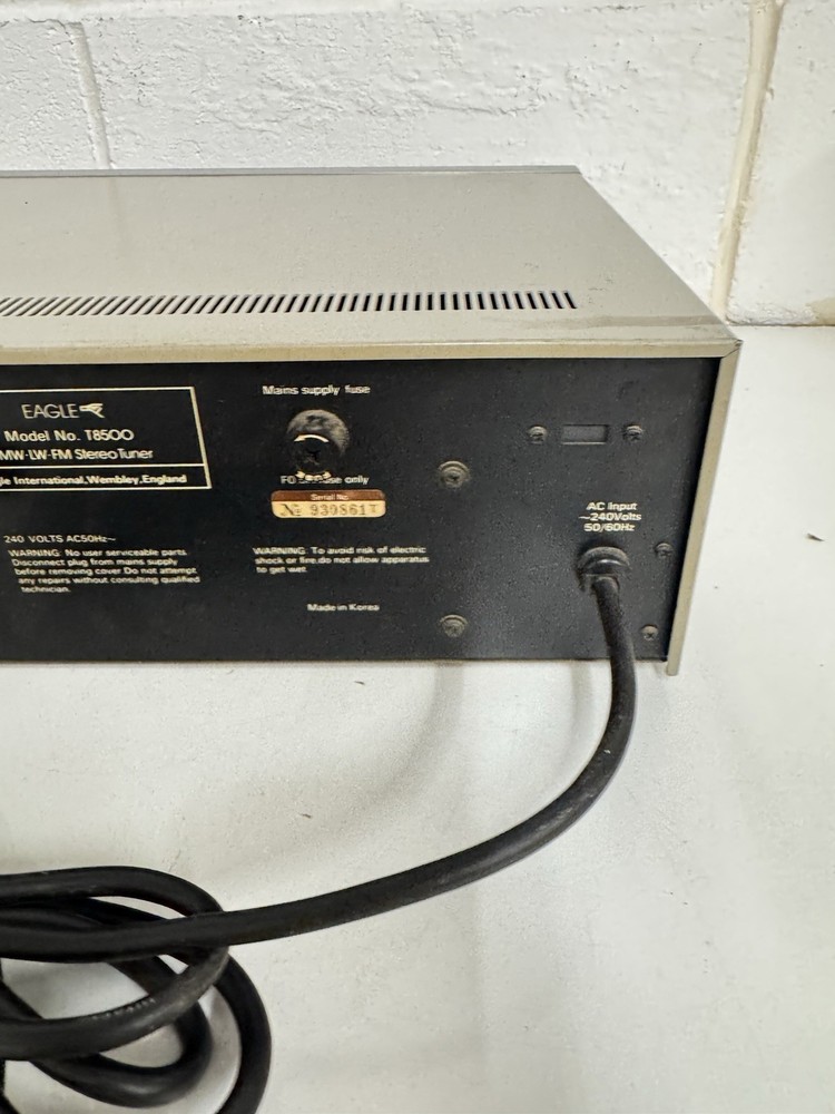 Eagle T8500 Stereo Tuner Used