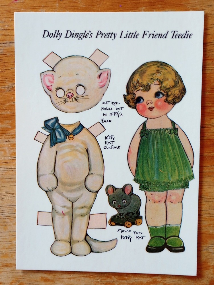 Vintage 1984 Grace G. Drayton’s Dolly Dingle 16 Reproduction Postcards