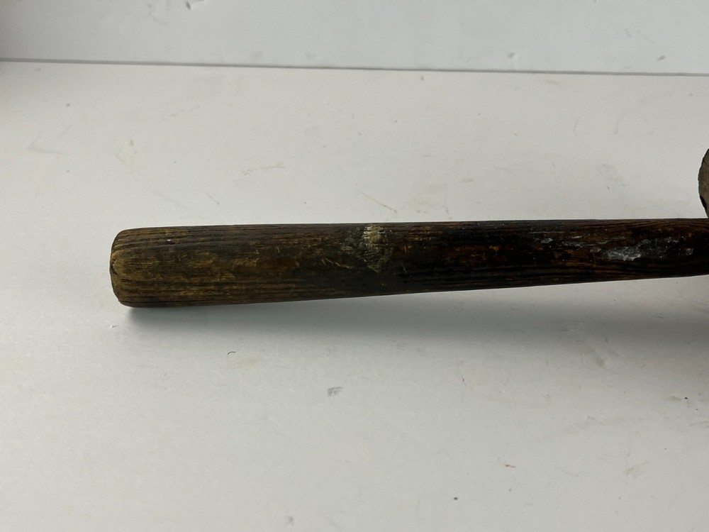 Antique Wood Handle Mallet Handle Primitive 5 x 10"