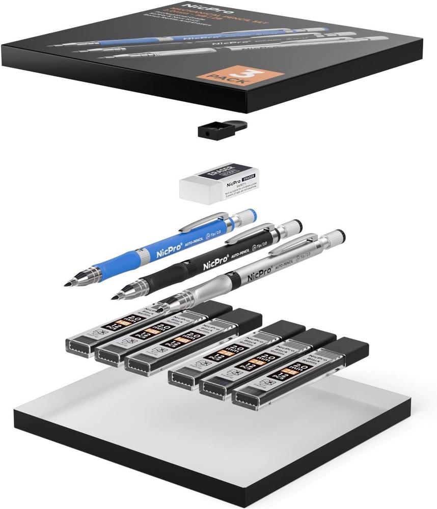 Mechanical Carpenter Pencil Set