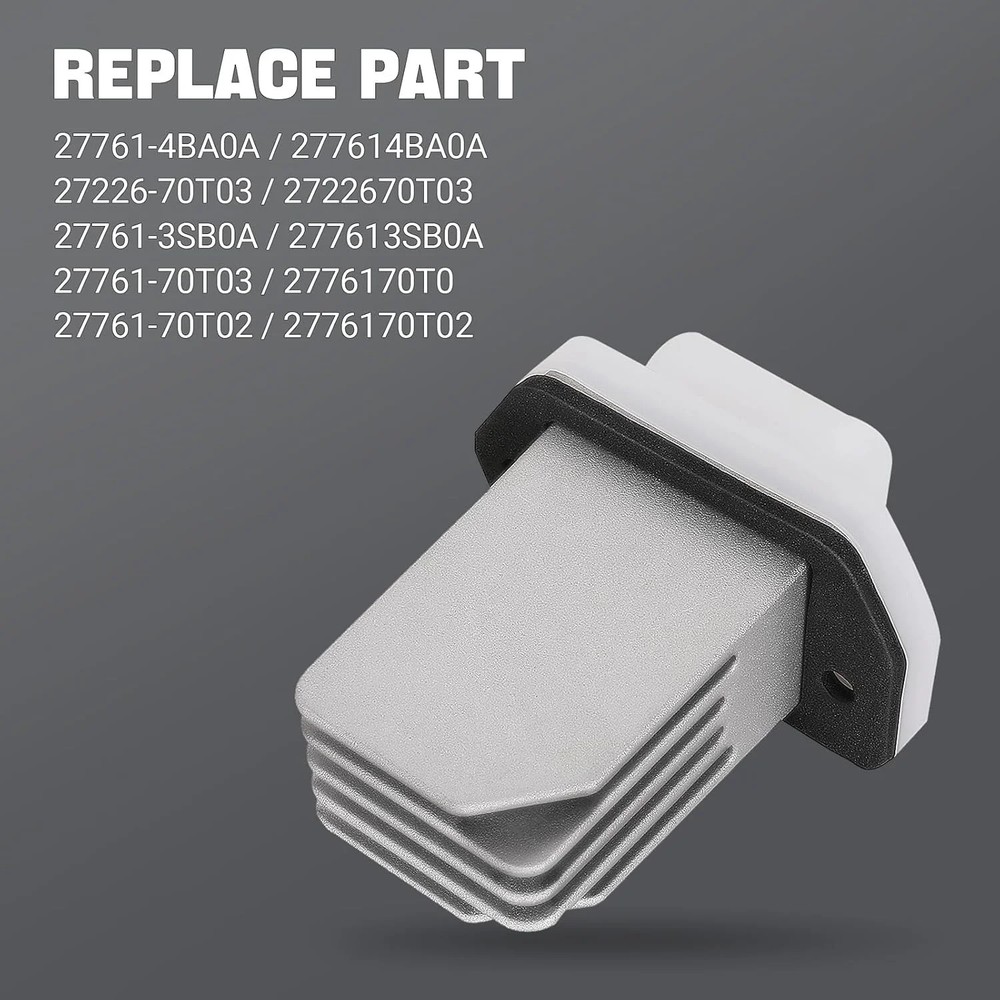 27761-4BA0A HVAC Blower Motor Resistor - AC Blower Control Module Compatible wit