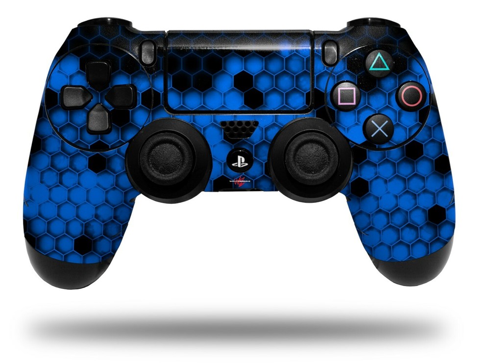 Skin for Playstation 4 Sony PS4 Controller HEX Blue