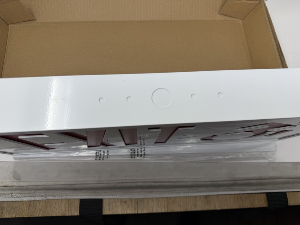 Compass Csaudr Led Exit Sign Ac-Only With Dynamic Accessibility Symbol, 120/277V