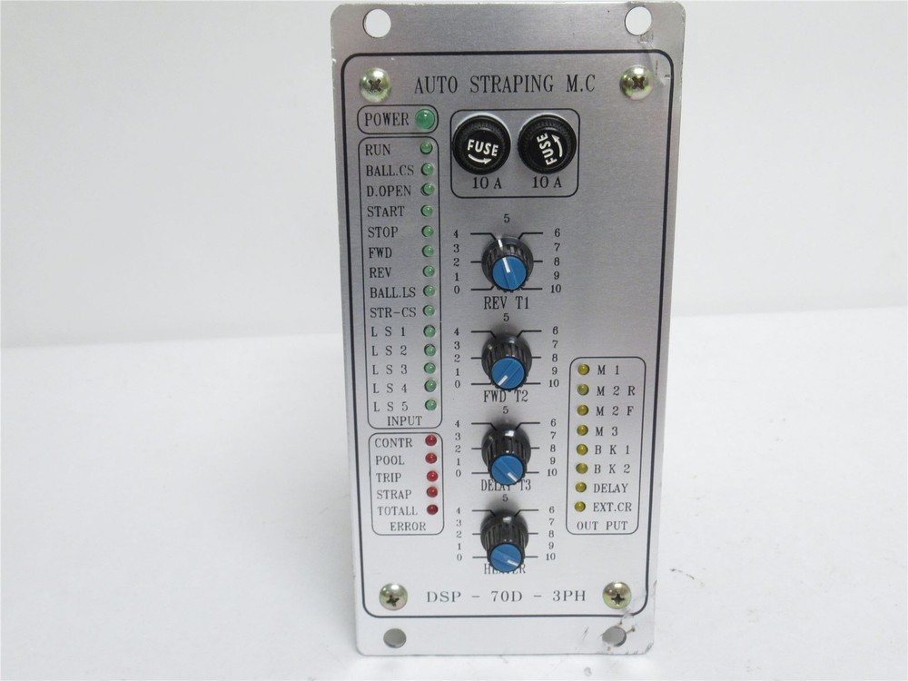 231398 Old-Stock; Auto Strapping Machines DPS-70D-3PH Auto Straping Controller