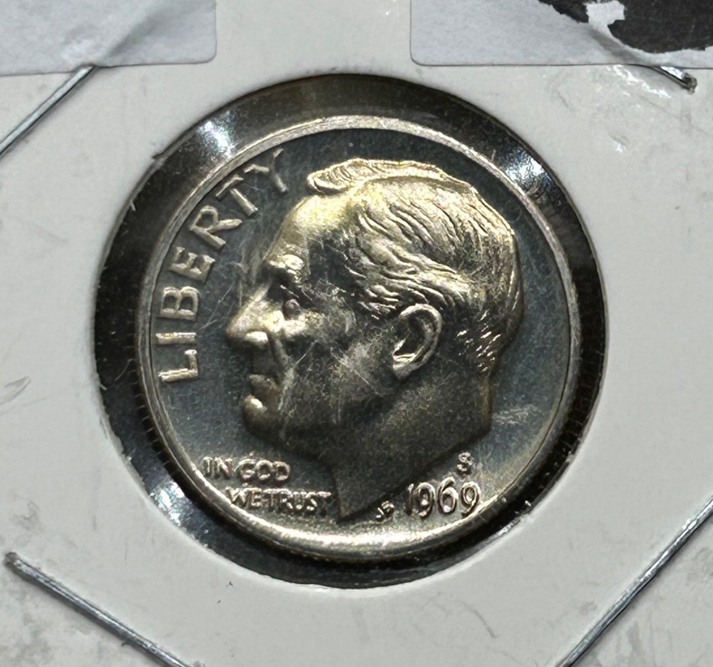 1969 S ROOSEVELT DIME BU