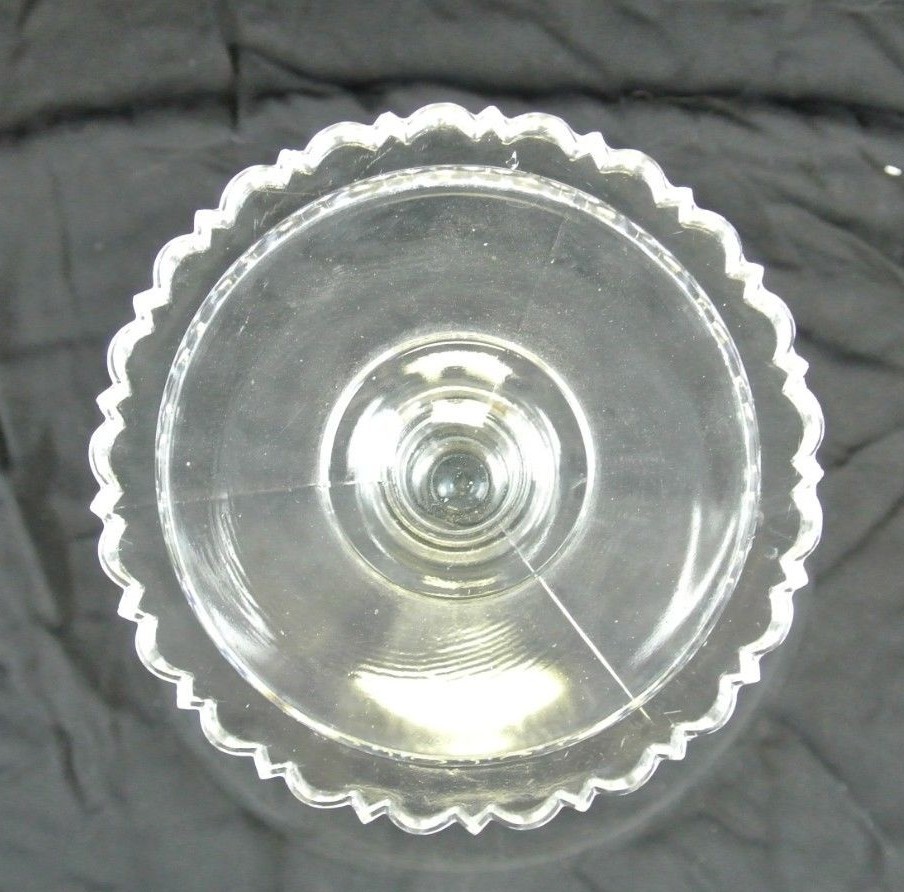 Antique Compote Early American Pattern Glass