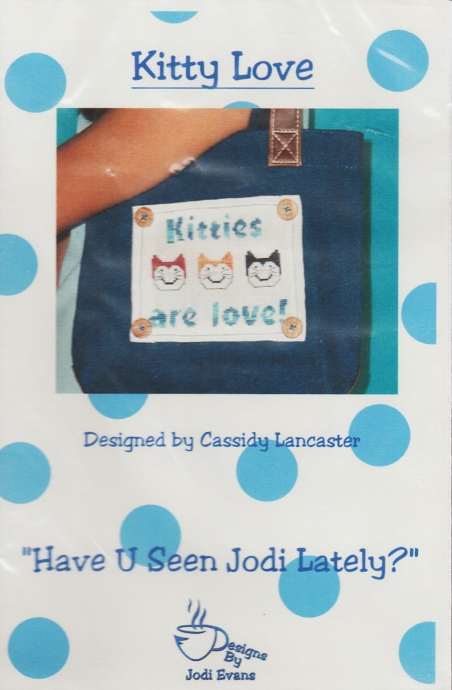 Kitty Love by Jodi Evans cross stitch pattern