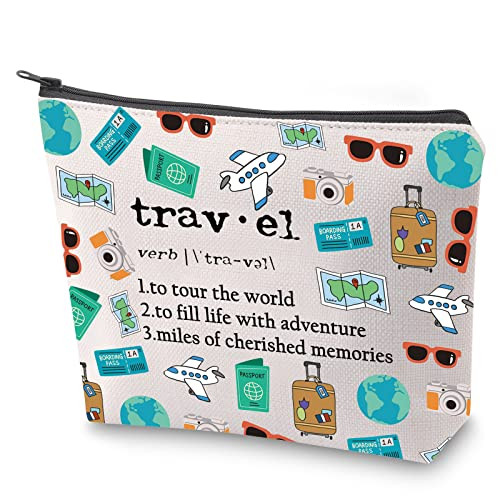 Cosmetic Bag Travel Agent Appreciation Gift Travel Lover Travel Definition