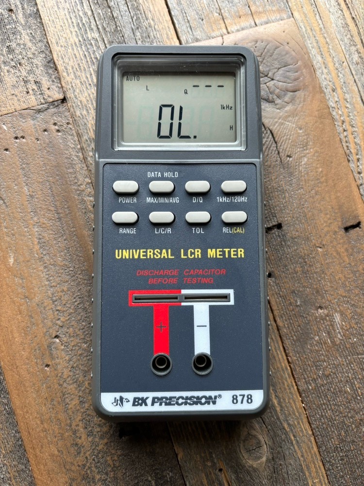 BK Precision 878 Universal LCR Meter – Handheld Component Tester