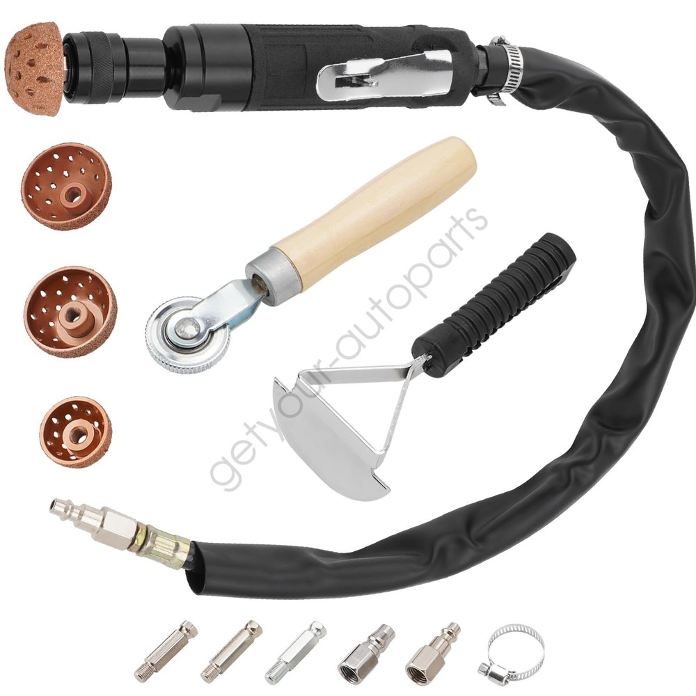 2500 RPM Tire Buffer & Repair Kit: Includes Scraper, Roller, Buffing Wheel