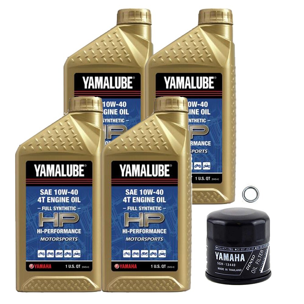 2021-2025 Yamaha MT-09 / MT-09 SP Oil Change Kit Yamalube 10w40 Full Synthetic