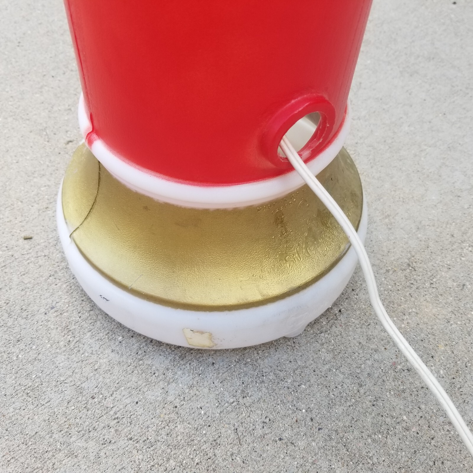 Vintage Empire Noel Candle Blow Mold Christmas Outdoor Light 43"