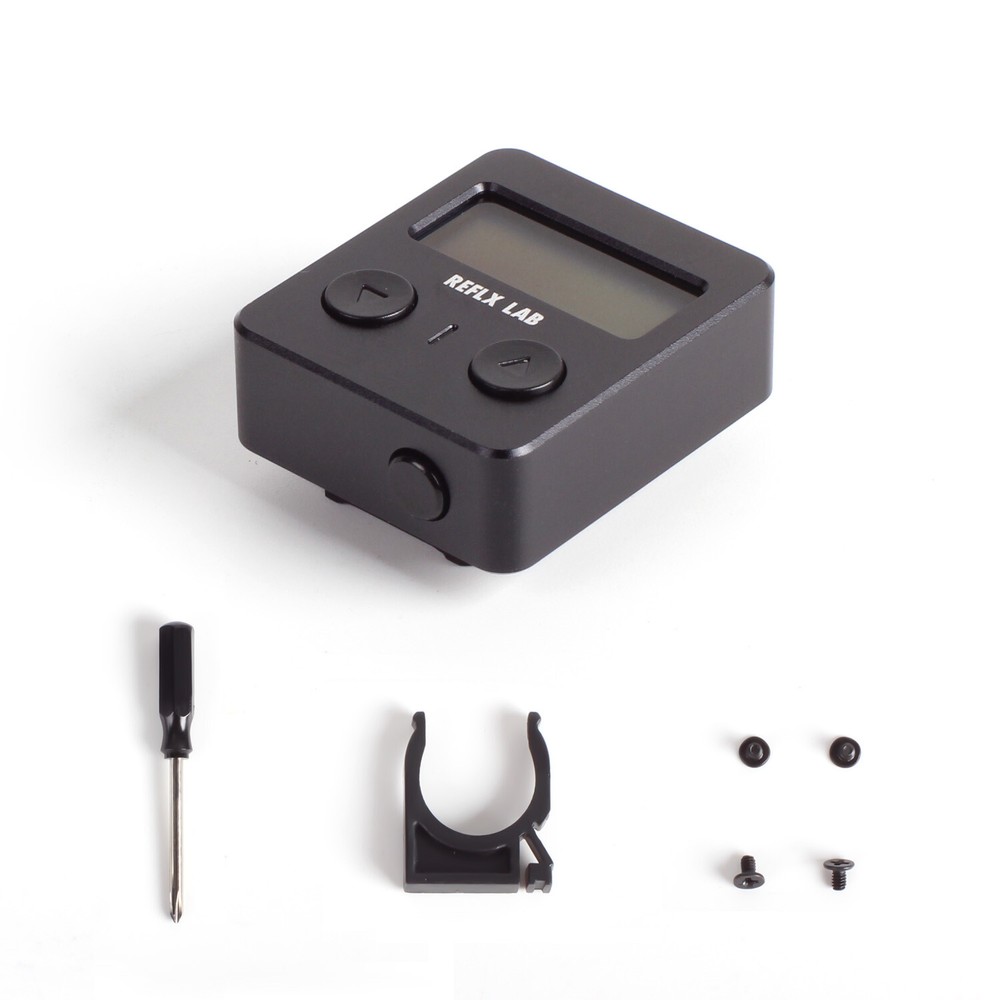 1x Black/Silver Light Meter Photometer Single Reverse For Rangefinder Cameras