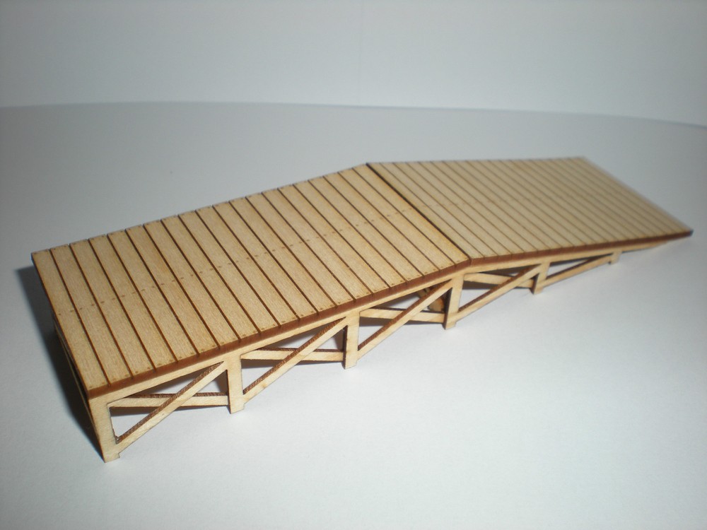 HO Scale ** Laser Cut ** Custom Loading Ramp Kit