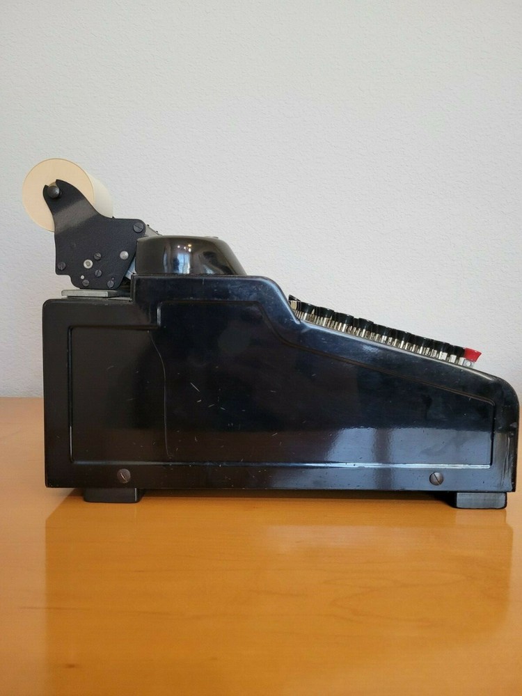 Vintage RC Allen Figuring Machine Adding Subtracting Nice Condition circa 1940's