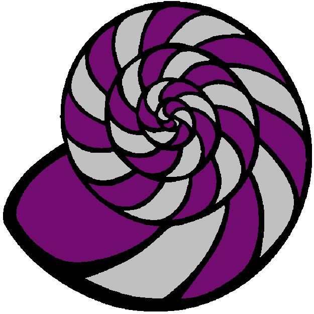 30 Custom Purple Shell Personalized Address Labels