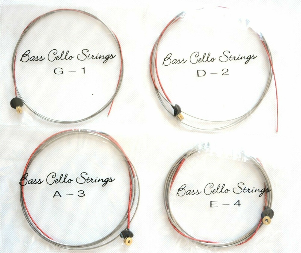 2 Sets Duofen Fine Quality Upright Double Bass Strings for 3/4-4/4-Medium