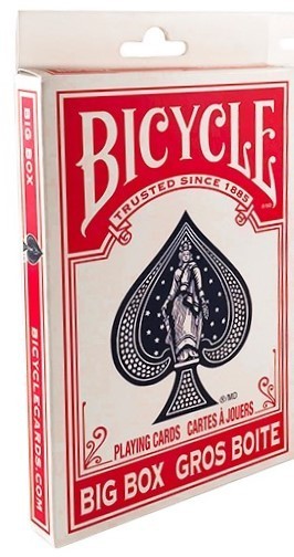 Bicycle Big Box Playing Cards - Red