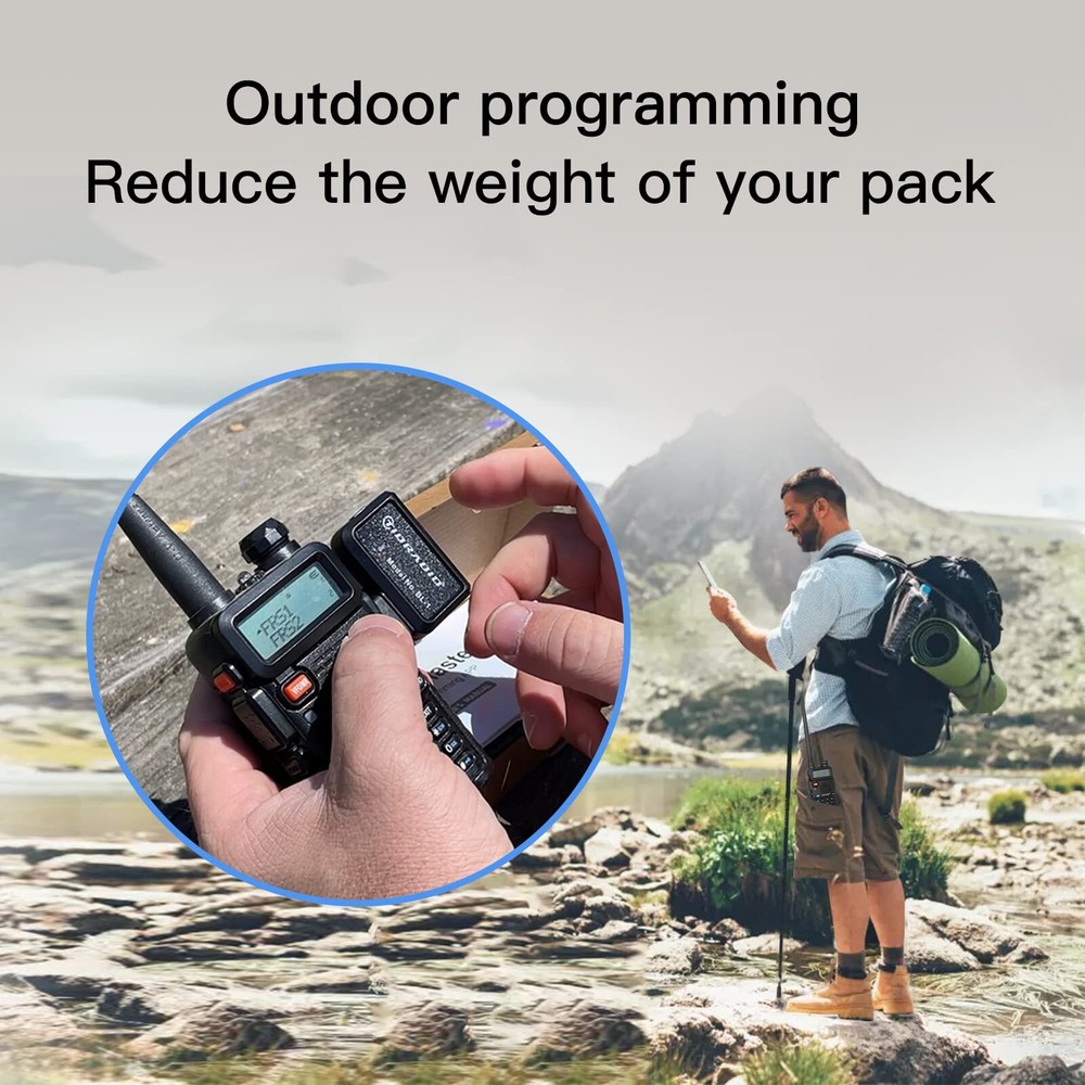 TIDRADIO Ham Radio Wireless Programmer Adapter APP and PC Program for Baofeng...
