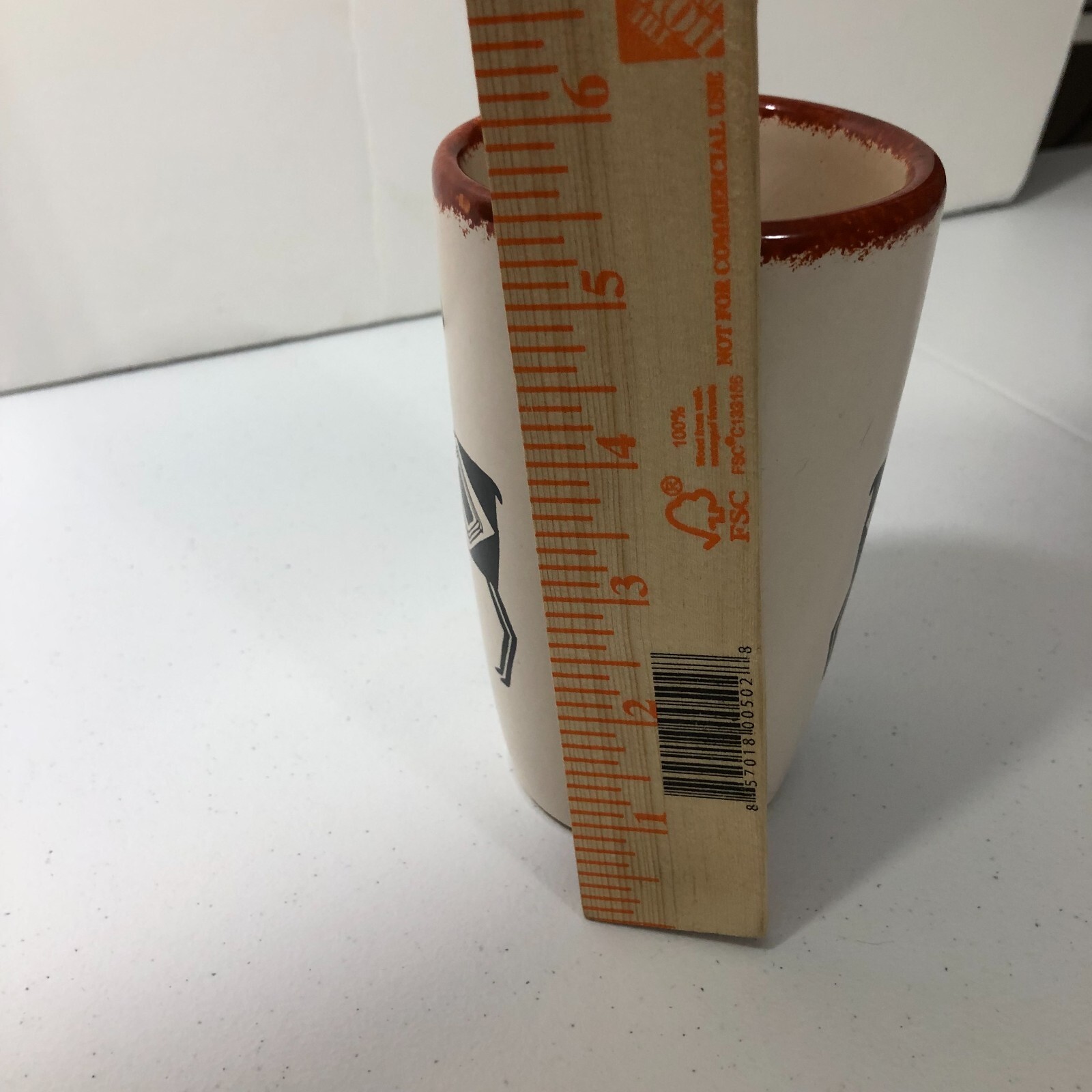 Kay Mallek Original Tuscon Arizona Tumber Goat Pottery Glass Cup