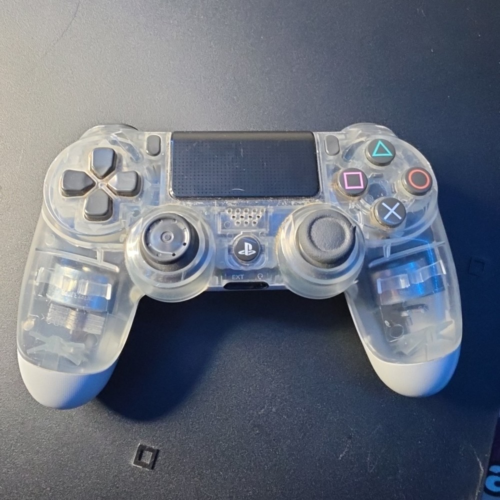 Sony Playstation 4 Pro 1tb Console Bundle With 3 Games & Clear Controller Ps4