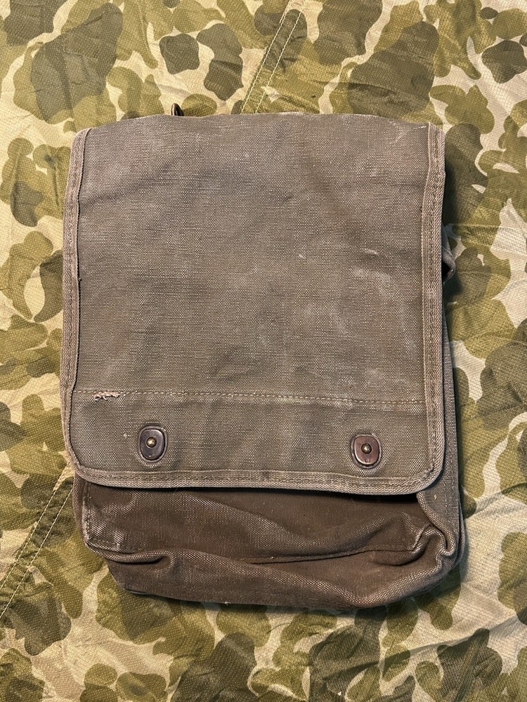 Names USMC Map Case Original MARINE CORPS Dispatch Bag WWII M1938