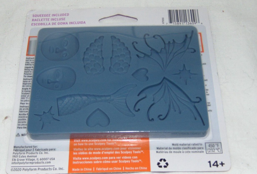 Sculpey Flexible Push Mold Whimsy
