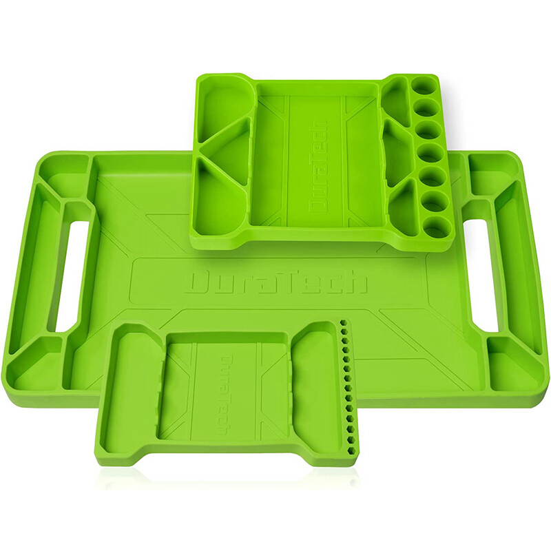 DURATECH 3-pack Flexible Tool Tray Silicone Tool Holder for Mechanics Storage