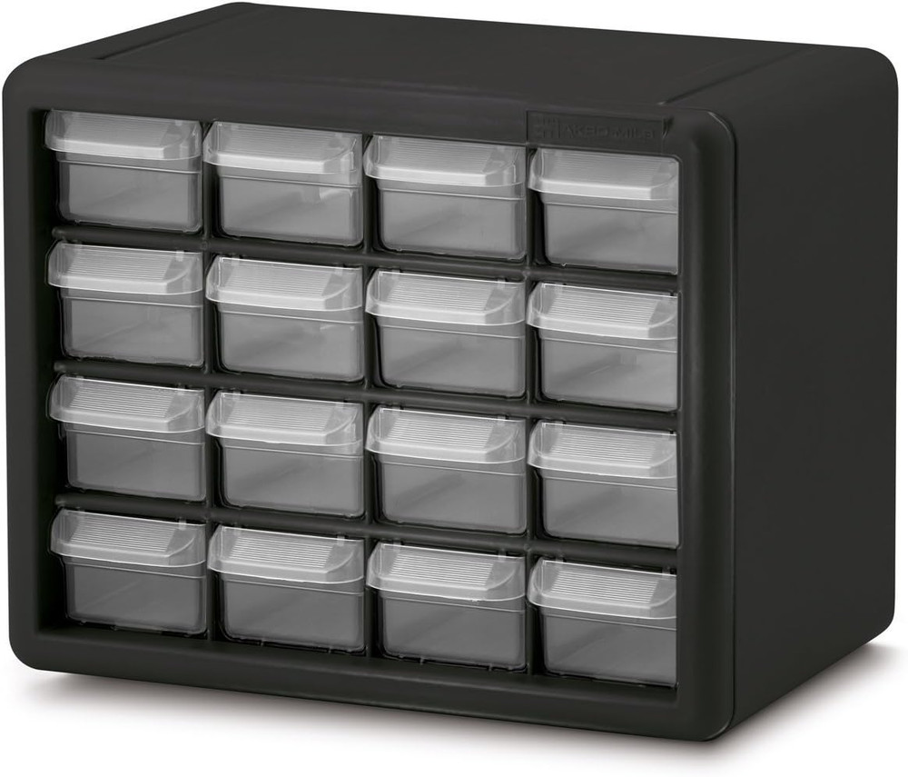 16-Drawer Plastic Storage Cabinet