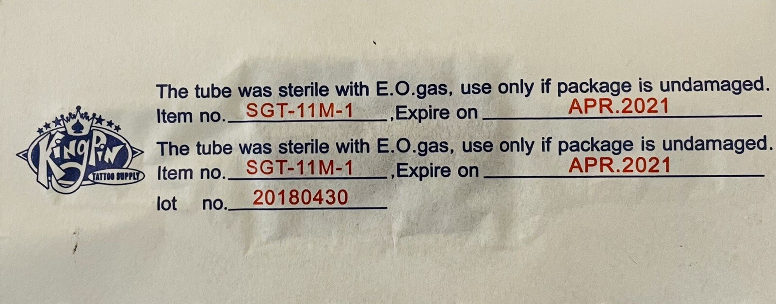 64 DISPOSABLE TATTOO TUBES 7-15 Mag Kingpin / Sabre / Inkflow / UNIMAX Friday 13