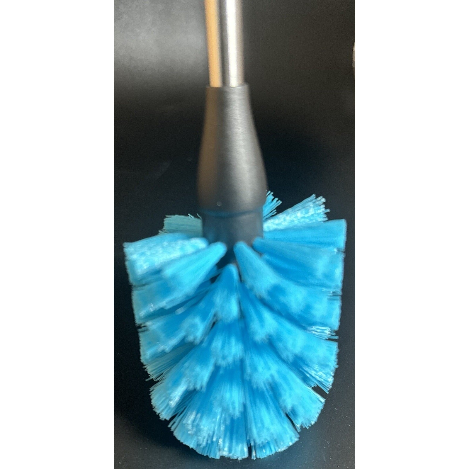 3-in-1 Stainless Steel Long Handle Water Bottle Brush Set - Blue, New Cleaning