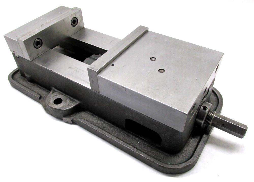 KURT ANGLOCK 6" MILLING MACHINE VISE w/ JAWS & HANDLE - #D60