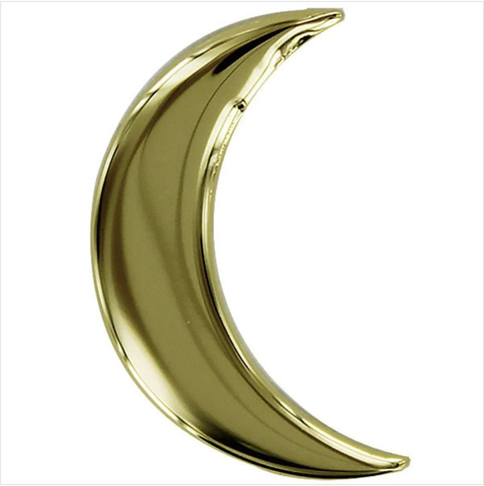 GENUINE U.S. COLLAR DEVICE: MUSLIM CHAPLAIN - GOLD