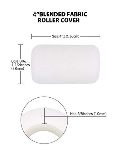 4 Inch Mini Roller - 3/8" Nap Roller Covers,Small Paint Roller for Wall,