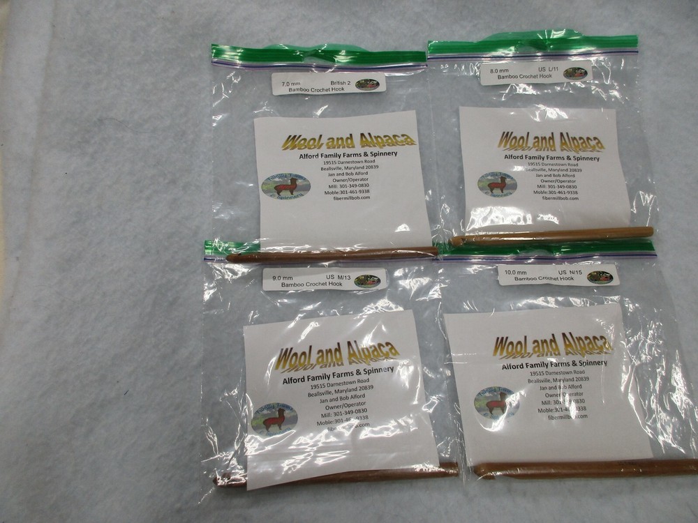 Bamboo Crochet hooks