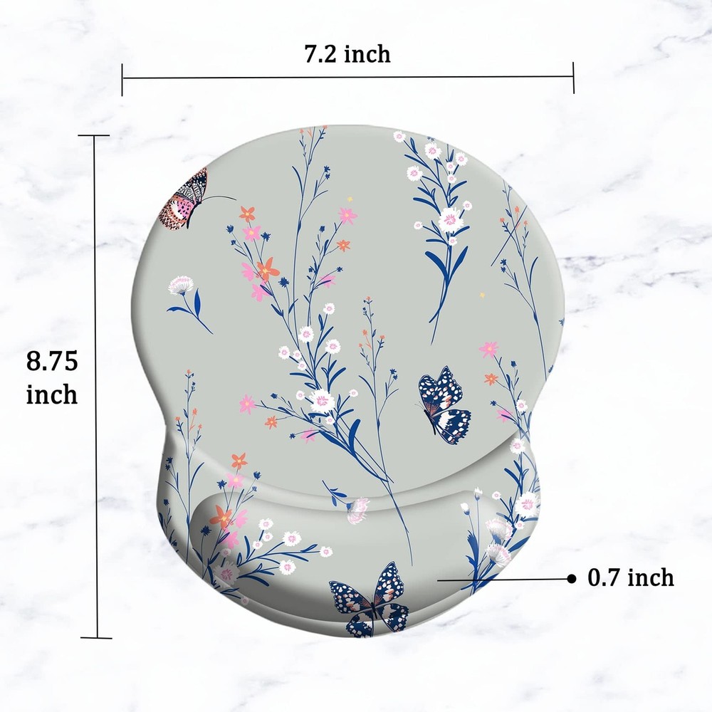 Ergonomic Wrist Support Mouse Pad - Comfortable Computer Mouse Pad with Non-S...