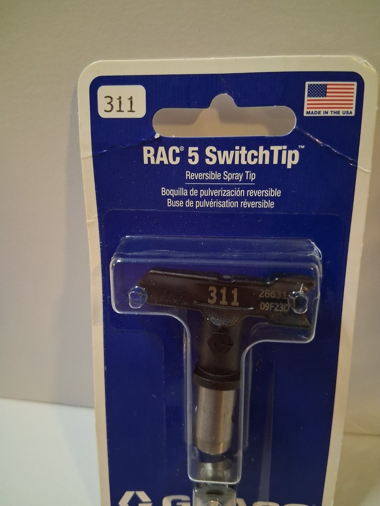 Graco RAC 5 SwitchTip 311 Reversible Spray Gun Tip Model 286311