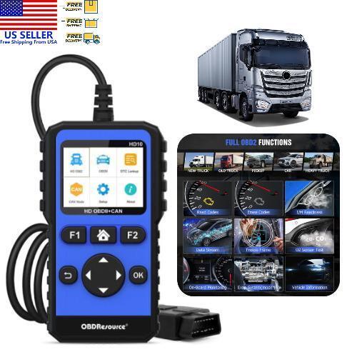 For Hino Heavy Truck Scanner Automotive Tool OBD2 Diagnostic Code Reader