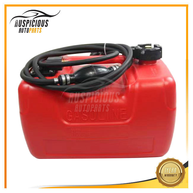 3.2 Gallon 12L Portable Marine Tank External Fuel Tank Outboard Boat Motor Gas