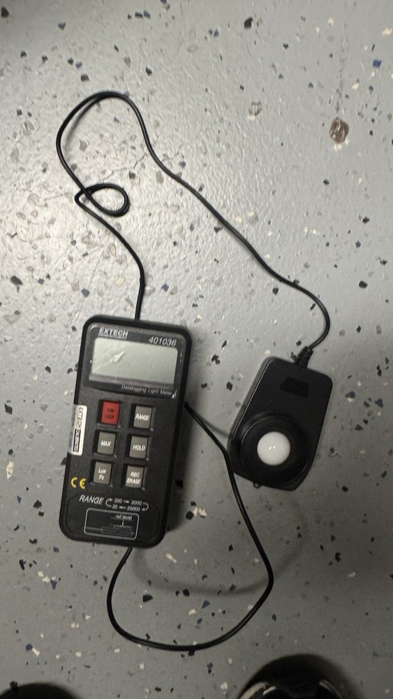 Extech 401036 Datalogging Light Meter. Untested Sold As Parts.