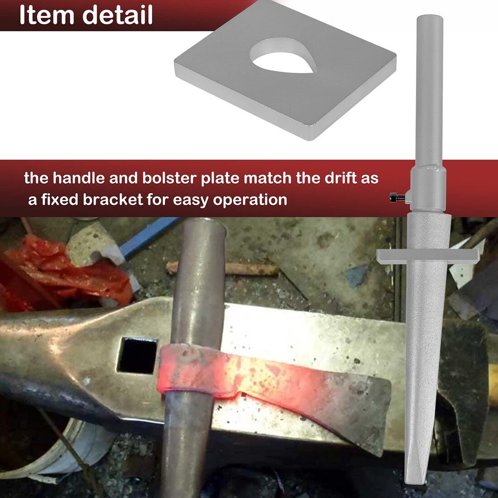 3Pcs Tomahawk Eye Drift Mandrel Blacksmith Tool Handle Hawk Maker Hammer Forging