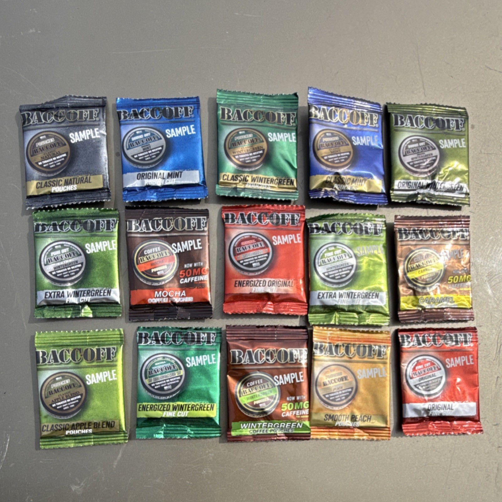 Baccoff 15 Pouch Lot