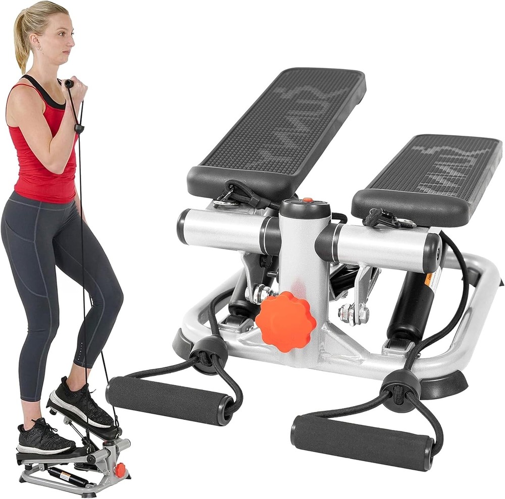 Versatile 2-in-1 Stepper Machine - Adjustable Resistance & User-Friendly Design