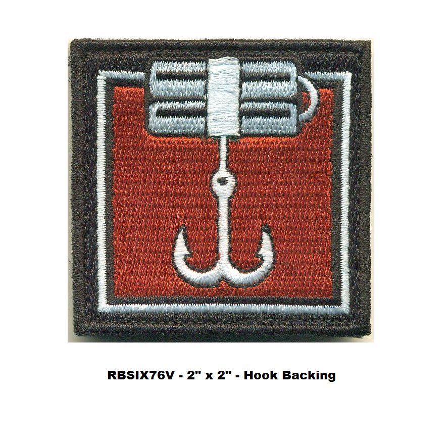 RAINBOW SIX OPERATOR PATCH WITH HOOK BACKING - KAPKAN - RBSIX76V