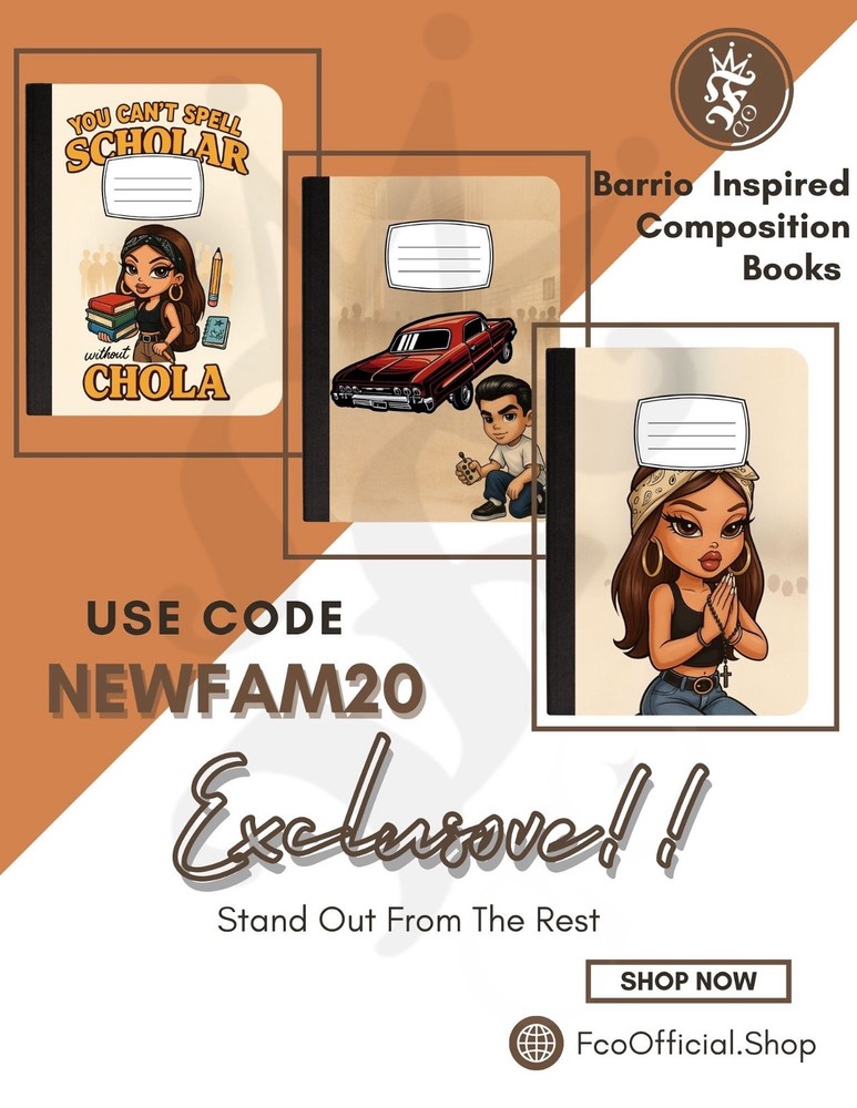 chicano composition book