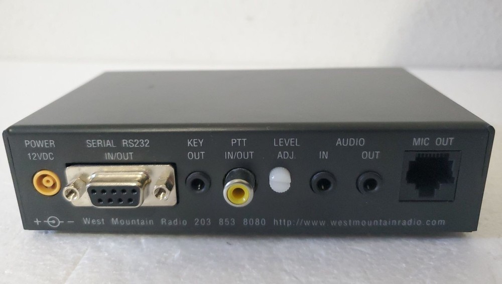West Mountain Radio RIGblaster Plus Computer Sound Card Interface w/ USB Cable