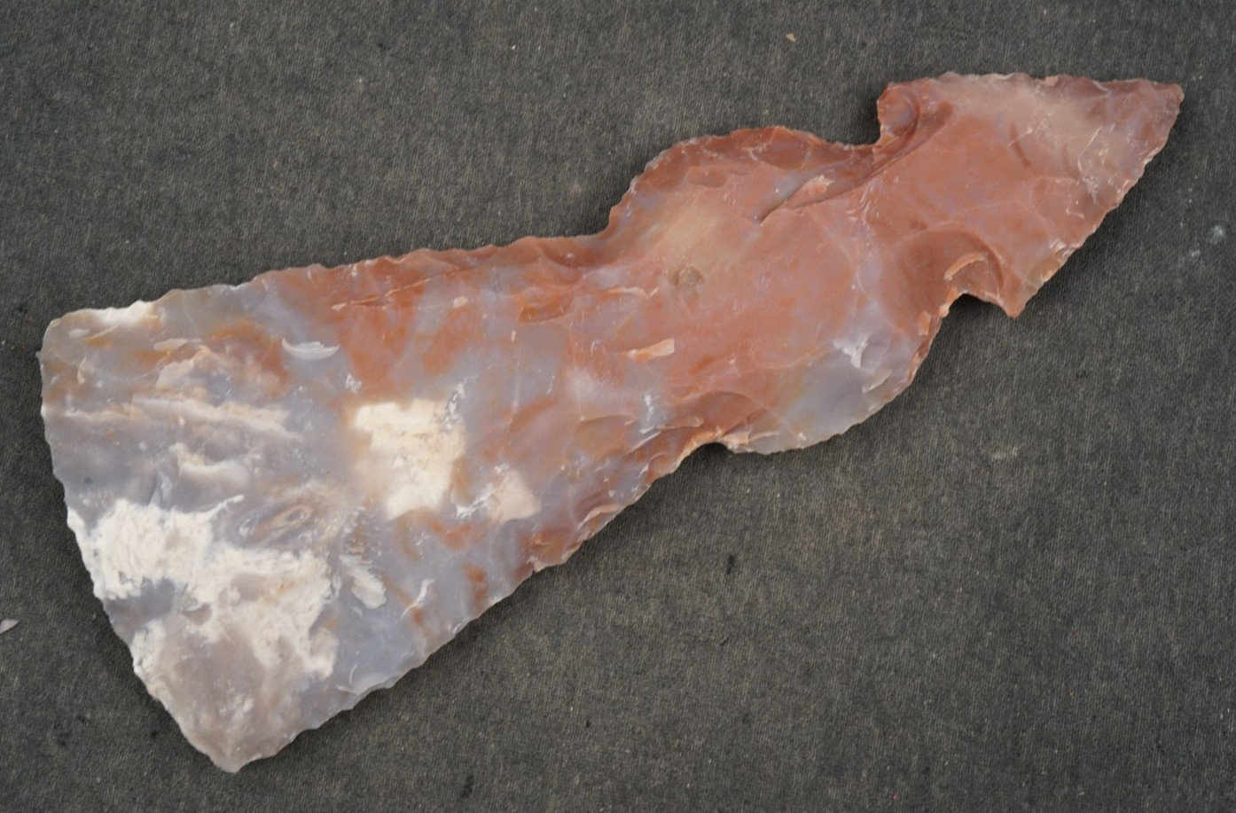 Tomahawk Head 5" Flint Spearhead Point Knife Blade Arrowhead I-620