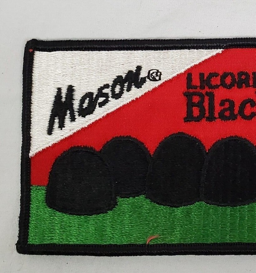 Mason: Licorice Black Crows - Rectangle Sew on Patch - NOS - 003