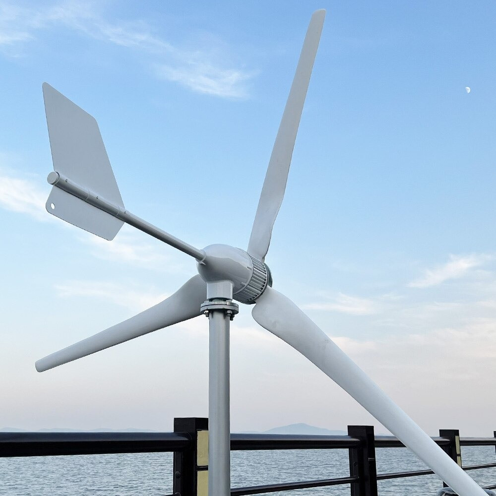 2000W Wind Turbine Generator 48V 3 Blade Wind Power Kit With MPPT Controller