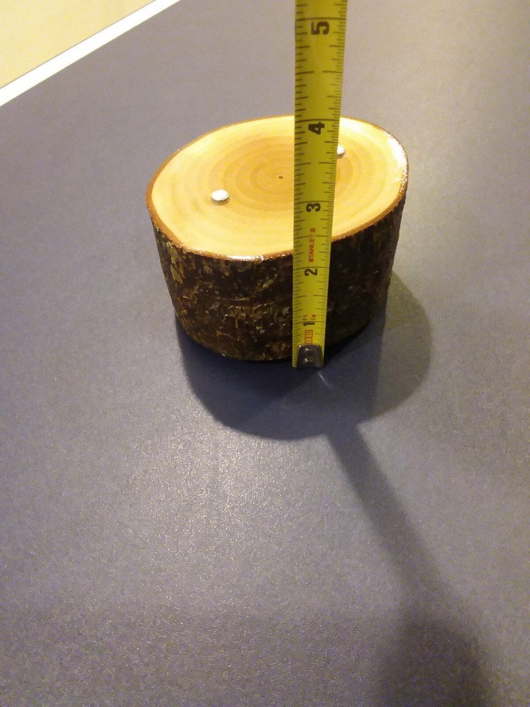 KNIFE DISPLAY STAND, SOLID PEAR WOOD